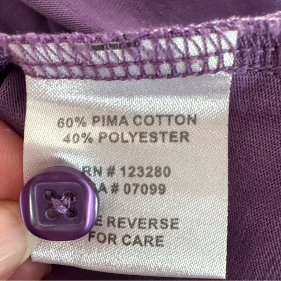 Travis Mathew‎ -Purple Polo Shirt. XL - Picture 10 of 10